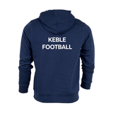 Keble College Oxford Football Men's Team Sports Organic Cotton Hoodie - French Navy