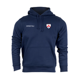 Keble College Oxford Football Men's Team Sports Organic Cotton Hoodie - French Navy