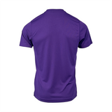 Omnitau Men's Team Sports Core Cricket Crew Neck Shirt - Purple