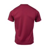 Omnitau Men's Team Sports Breathable Technical T-Shirt - Burgundy