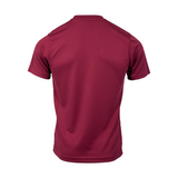 Omnitau Kid's Team Sports Core Hockey Crew Neck T-Shirt - Burgundy