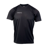 Omnitau Men's Team Sports Core Cricket Crew Neck Shirt - Black