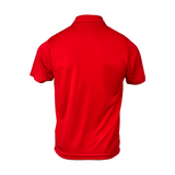 Omnitau Men's Team Sports Breathable Technical Polo - Red