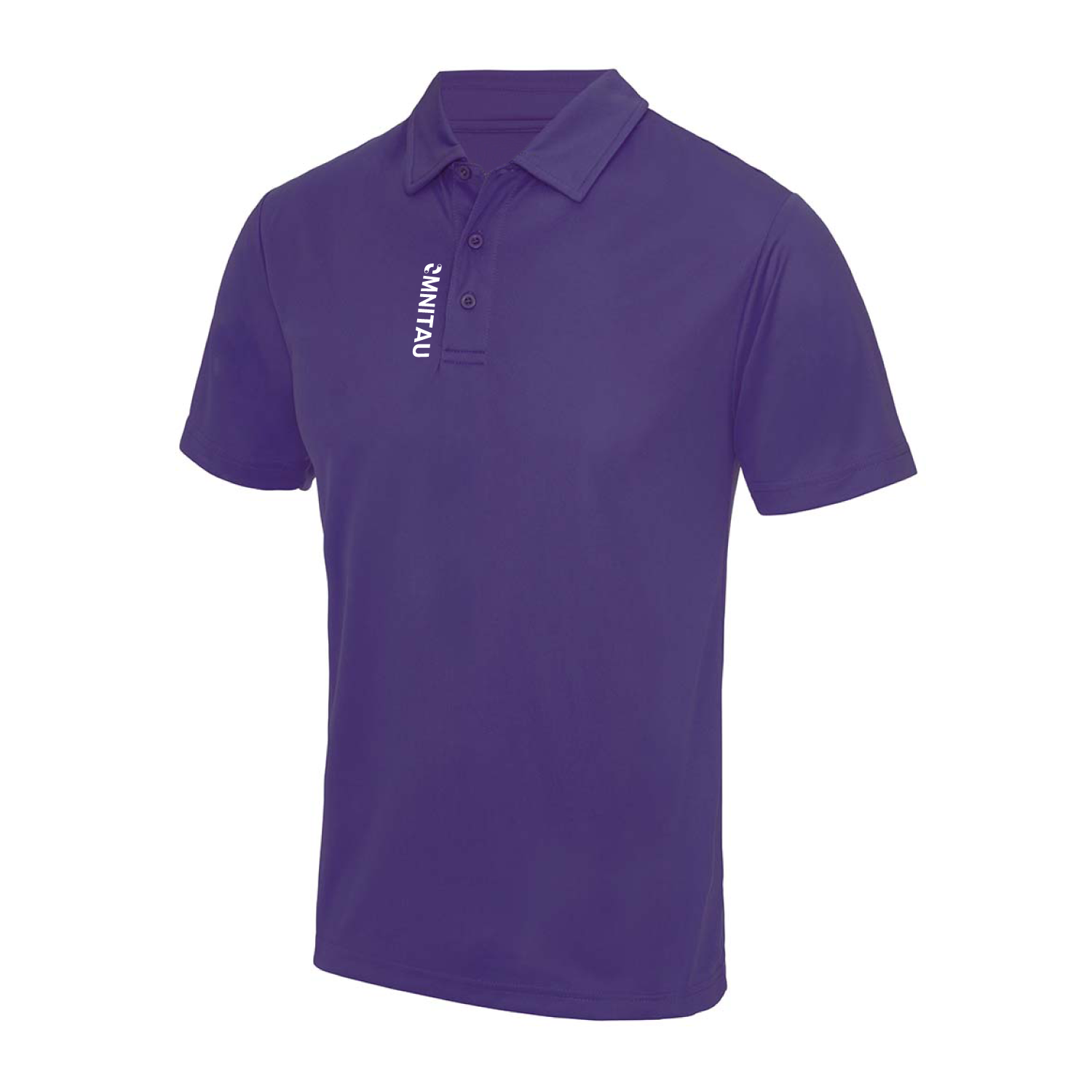 Omnitau Men's Sustainable Breathable Classic Golf Polo Shirt - Purple