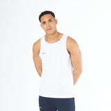 Men's Omnitau Team Sports Core Athletic Vest - White