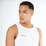 Omnitau Men's Team Sports Breathable Tech Vest - White
