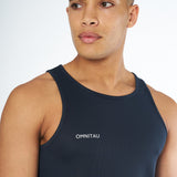 Men's Omnitau Team Sports Core Athletic Vest  - Navy