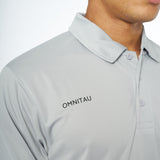 Omnitau Men's Team Sports Breathable Technical Polo - Heather Grey