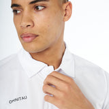 Omnitau Men's Team Sports Breathable Technical Polo - White