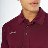 Omnitau Men's Team Sports Core Multisport Polo Shirt - Burgundy