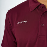 Omnitau Men's Team Sports Core Hockey Polo Shirt - Burgundy