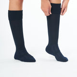 Omnitau Team Sports Classic Sports Socks - Navy with White Text