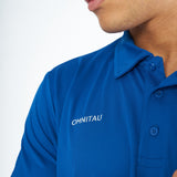 Omnitau Men's Team Sports Breathable Technical Polo - Royal Blue