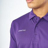 Omnitau Men's Team Sports Breathable Technical Polo - Purple