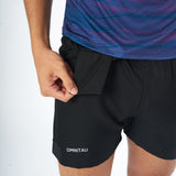 Omnitau Men's Team Sports Breathable Rugby Core Shorts - Black