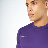 Omnitau Men's Team Sports Core Hockey Crew Neck T-Shirt - Purple