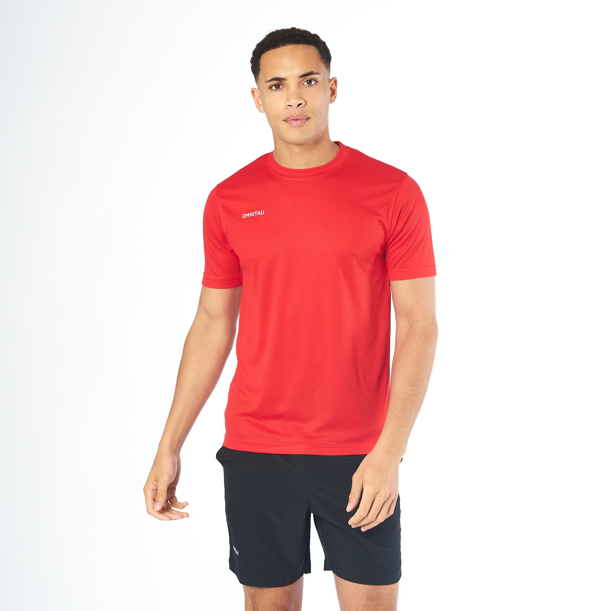 Omnitau Men's Team Sports Core Football Shirt - Red