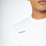Omnitau Men's Team Sports Core Hockey Crew Neck T-Shirt - White