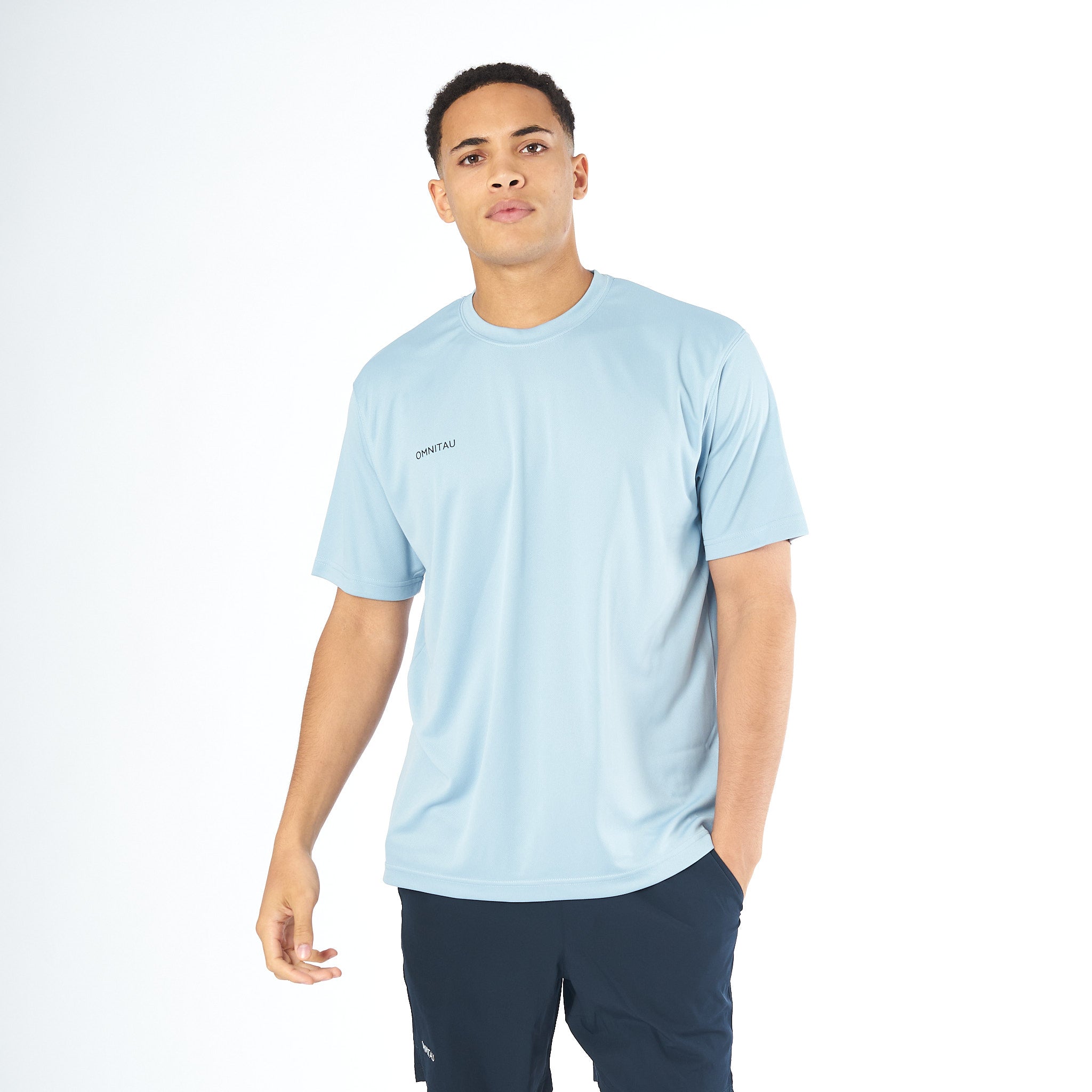 Omnitau Men's Team Sports Core Football Shirt - Sky Blue