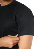 Omnitau Men's Team Sports Breathable Technical T-Shirt - Black