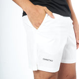 Omnitau Men's Team Sports Breathable Training Shorts - White