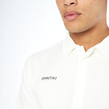 Omnitau Men's Team Sports Breathable Cricket Shirt - Cream