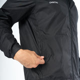 Omnitau Men's Team Sports Recycled Spray Jacket - Black