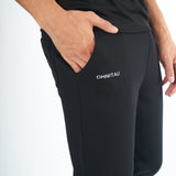 Omnitau Adult's Team Sports Organic Cotton Sweat Pants - Black