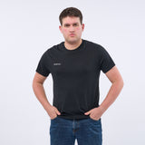Omnitau Men's Team Sports Organic Cotton T-Shirt - Black