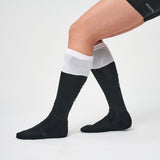 Omnitau Team Sports Classic Sports Capped Socks - Black & White