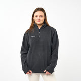 Omnitau Adult's Team Sports ¼ Zip Soft Feel Fleece - Dark Grey