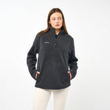 Omnitau Adult's Team Sports ¼ Zip Soft Feel Fleece - Dark Grey