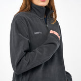 Omnitau Adult's Team Sports ¼ Zip Soft Feel Fleece - Dark Grey