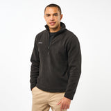 Omnitau Adult's Team Sports ¼ Zip Soft Feel Fleece - Black