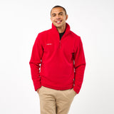 Omnitau Adult's Team Sports ¼ Zip Soft Feel Fleece - Red