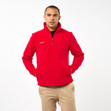 Omnitau Adult's Team Sports ¼ Zip Soft Feel Fleece - Red