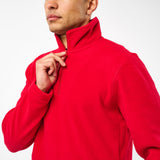 Omnitau Adult's Team Sports ¼ Zip Soft Feel Fleece - Red