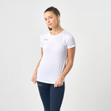 Omnitau Women's Team Sports Core Hockey Crew Neck T-Shirt - White