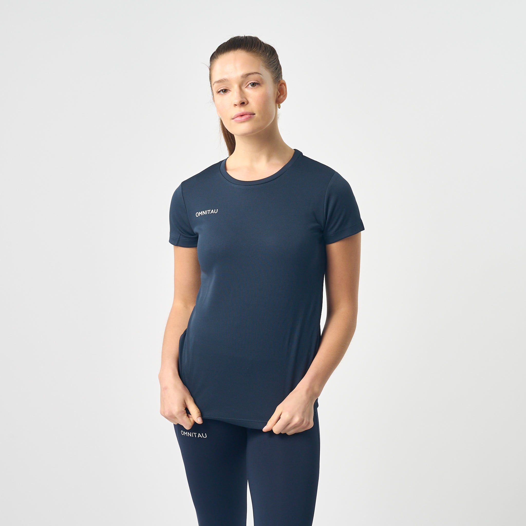 Omnitau Women's Team Sports Breathable Technical T-Shirt - French Navy