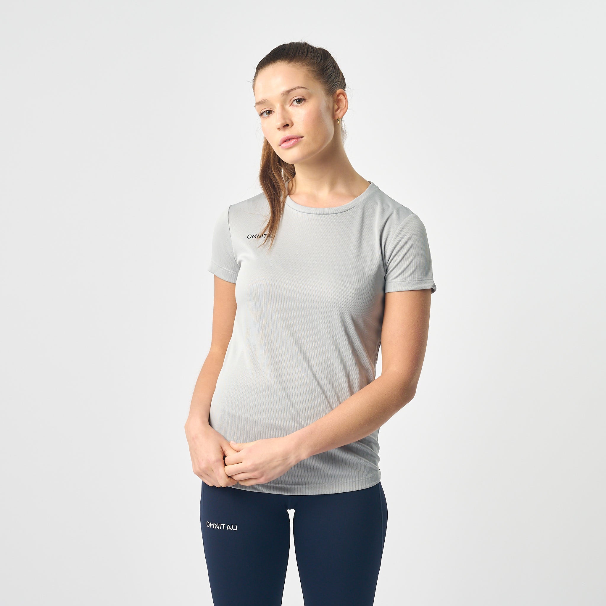 Omnitau Women's Team Sports Breathable Technical T-Shirt - Heather Grey