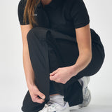 Omnitau Women's Team Sports Breathable Classic Full Zip Tracksuit Pant - Black