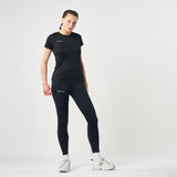 Omnitau Women's Team Sports Breathable Full Length Training Leggings - Black
