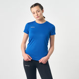 Omnitau Women's Team Sports Core Cricket Crew Neck Shirt - Royal Blue