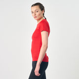 Omnitau Women's Team Sports Breathable Technical T-Shirt - Red