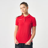 Omnitau Women's Team Sports Organic Cotton Polo - Red