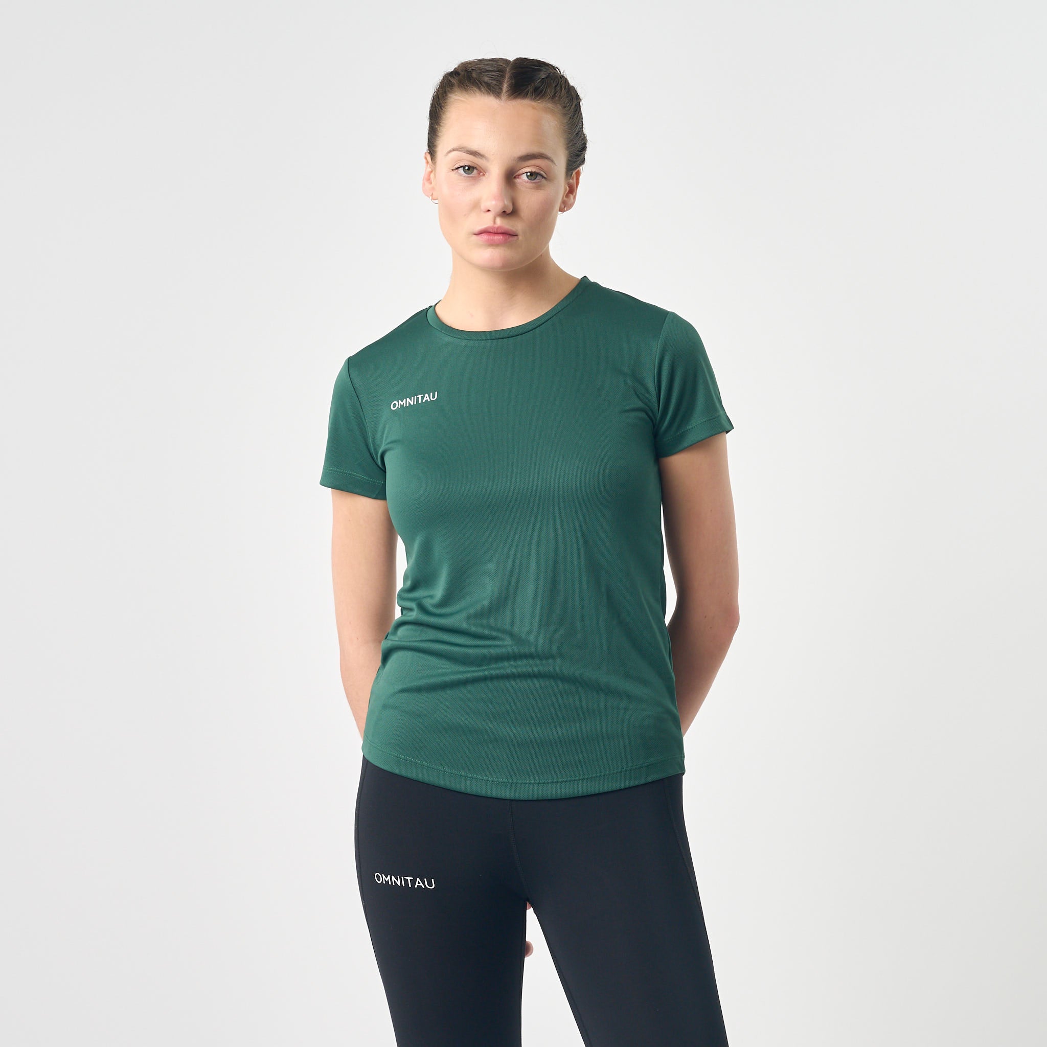 Omnitau Women's Team Sports Core Football Shirt- Bottle Green