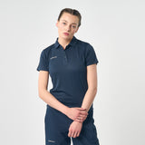 Omnitau Women's Team Sports Core Football Polo Shirt - French Navy