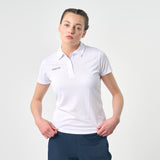 Omnitau Women's Team Sports Breathable Technical Polo - White