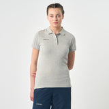Omnitau Women's Team Sports Organic Cotton Polo - Heather Grey