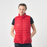 Omnitau Women's Team Sports Recycled Padded Gilet - Red